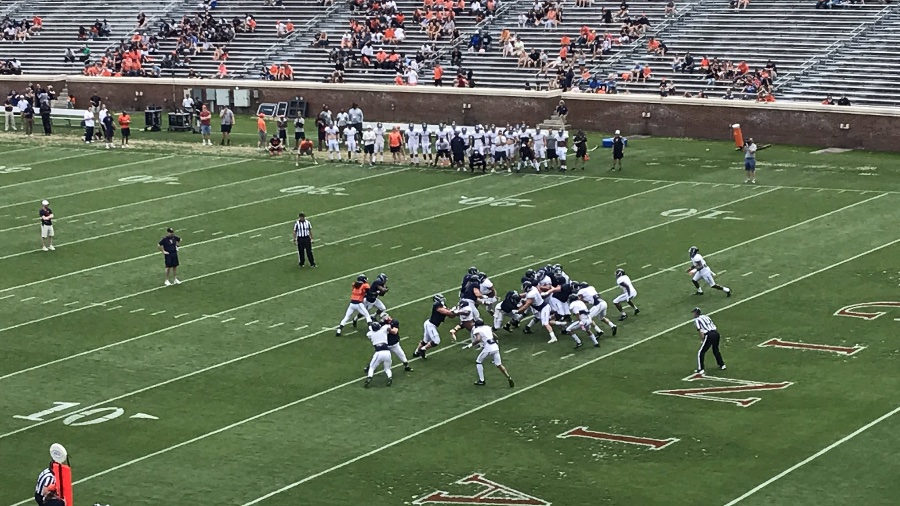 This Many People Attended Virginia's 2018 Spring Football Practice No