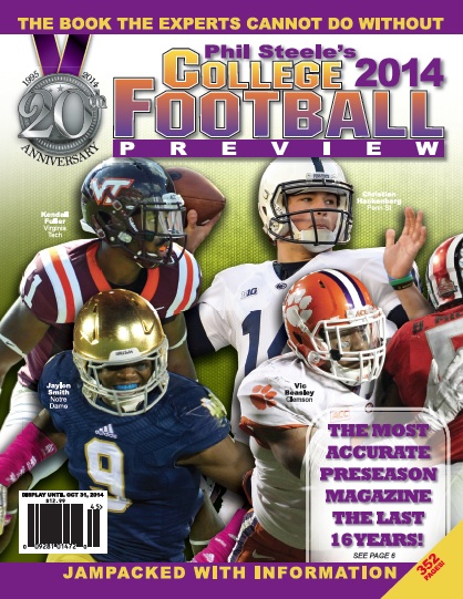 Kendall Fuller is on the cover of Phil Steele's Preview Mag | The Key Play